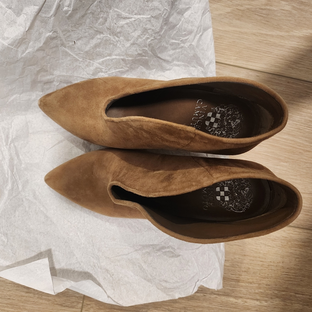 Brown Suede Women's Ankle Boots 36.5 - Picture 7 of 7